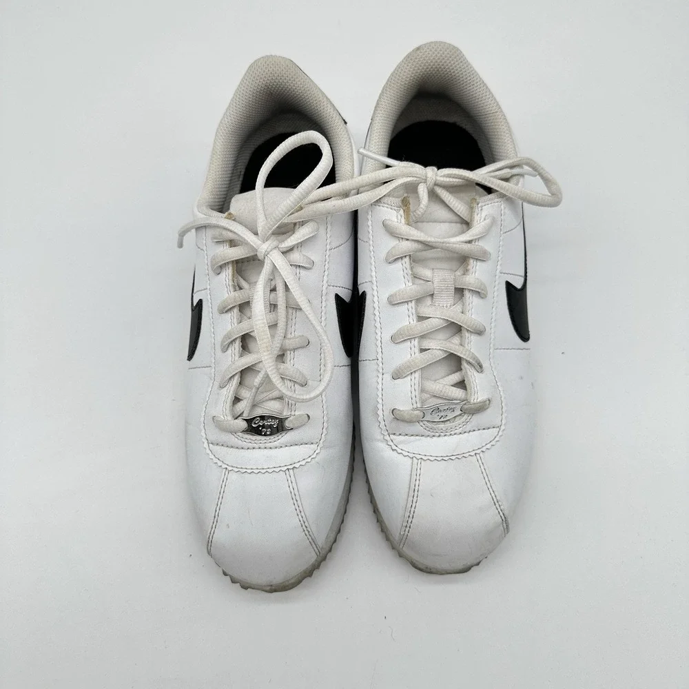 Nike Cortez Sneakers‎ Youth Size 6.5 White Black Streetwear Wedding Nostalgia